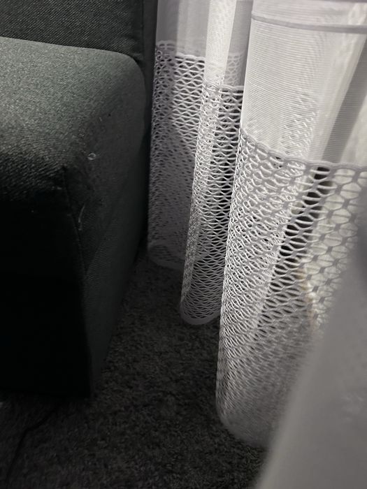 Jysk narożnik SAHL ciemnoszary z funkcja spania ze skrzynką + kanapa