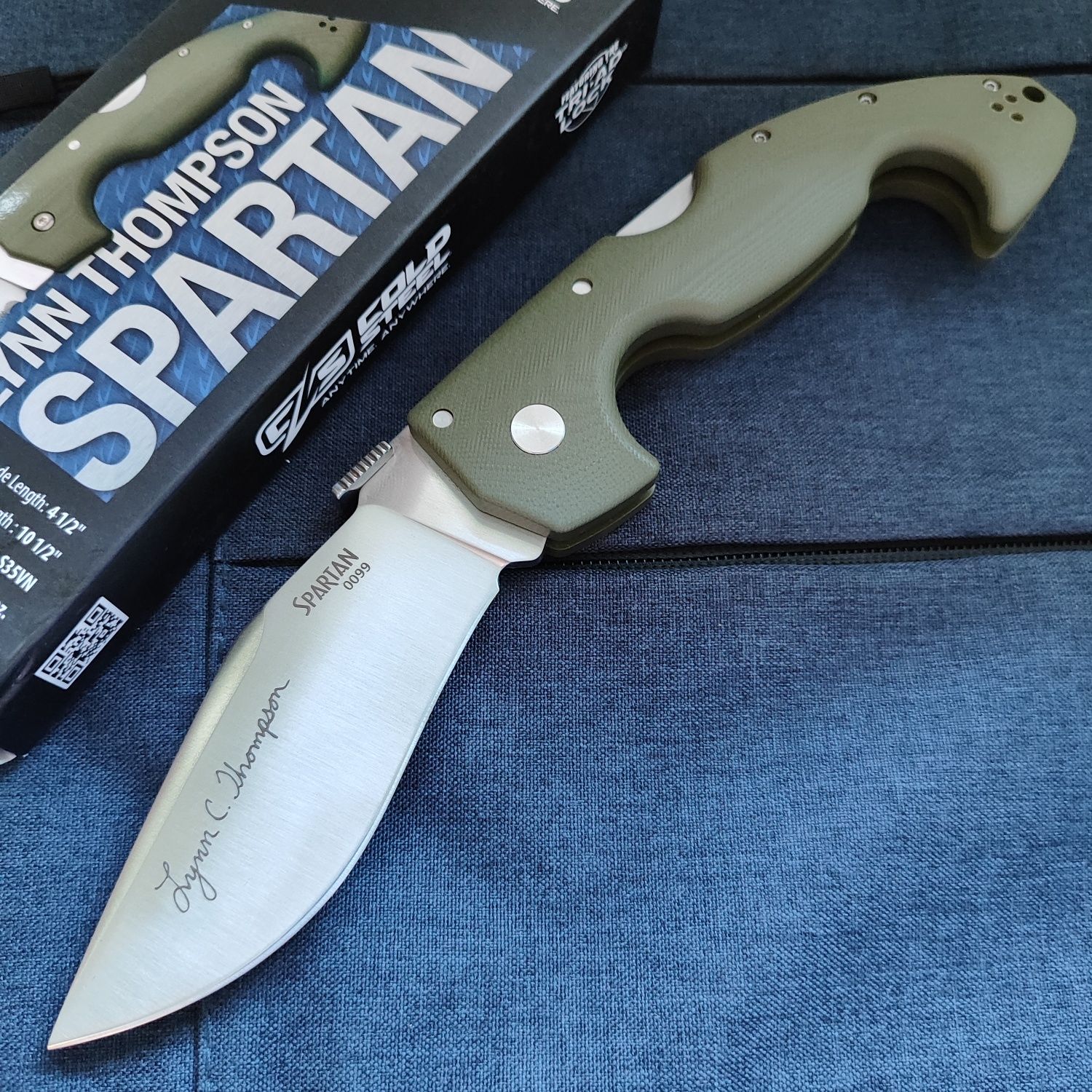 Нож Cold Steel Spartan G10 Lynn Thompson