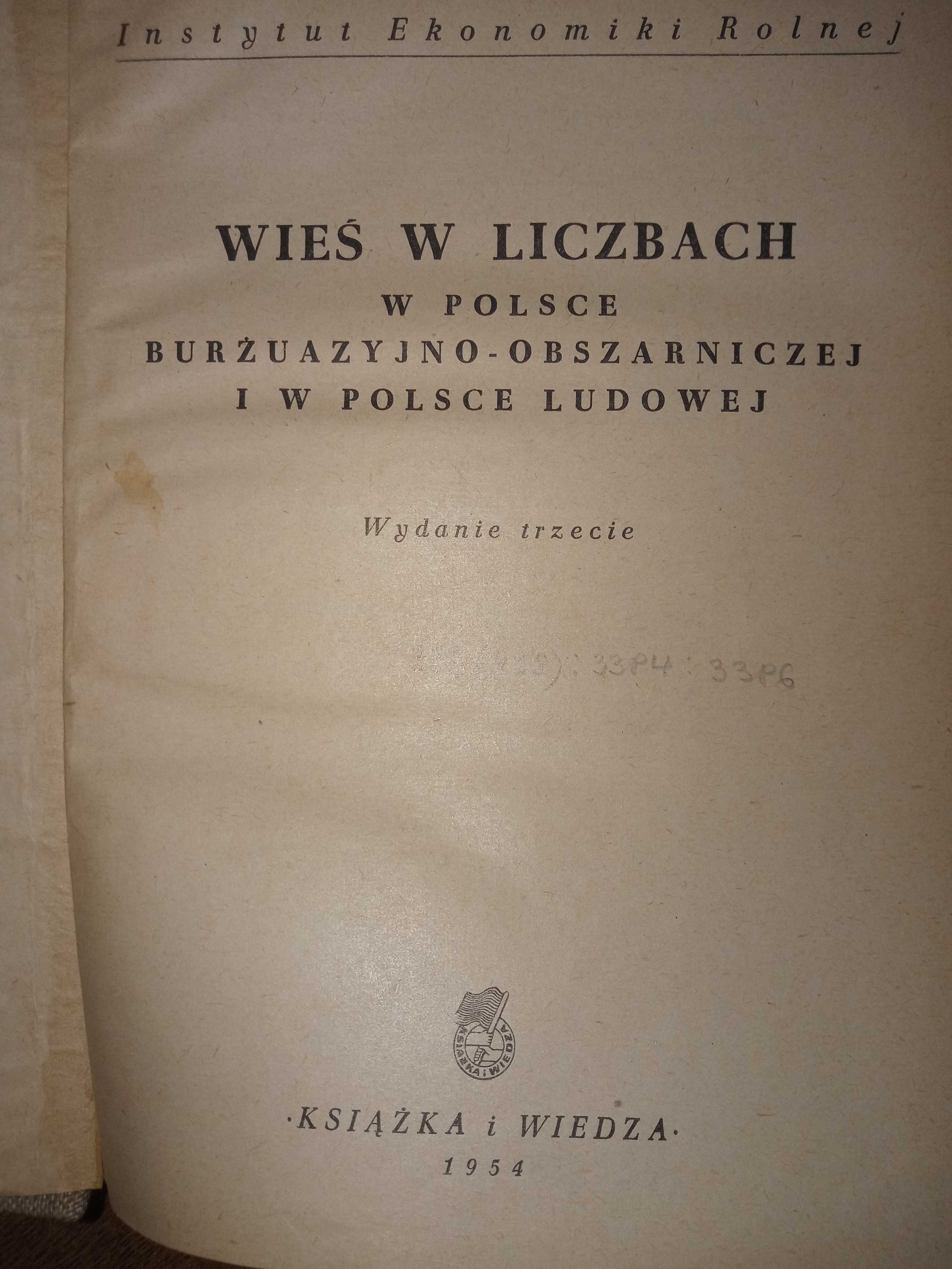 Sprzedam książkę "Wieś w liczbach"