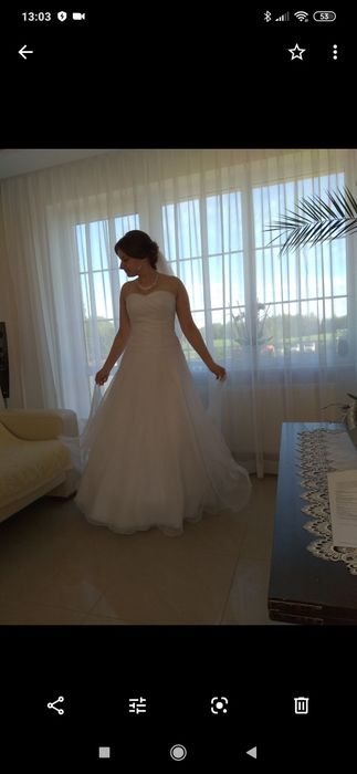Sukienka ślubna gorsetowa regulowana