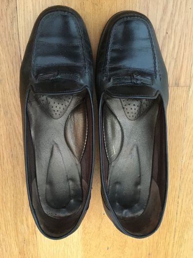 Sapatos pretos em Pele 36