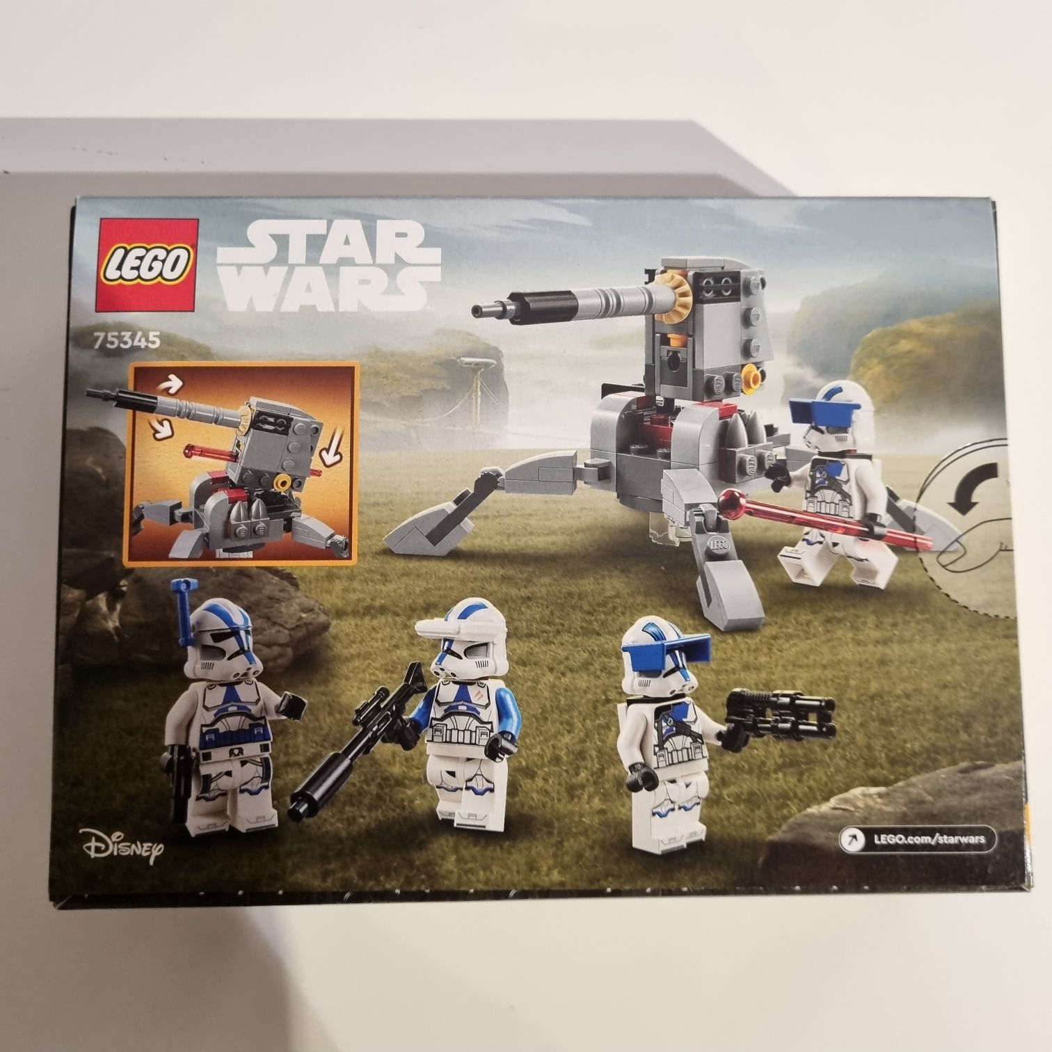 LEGO 75345 Star Wars - Zestaw bitewny żołnierze-klony z 501. legion