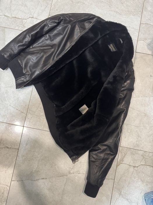 Нова зимова чоловіча шкіряна куртка Stefano Ricci