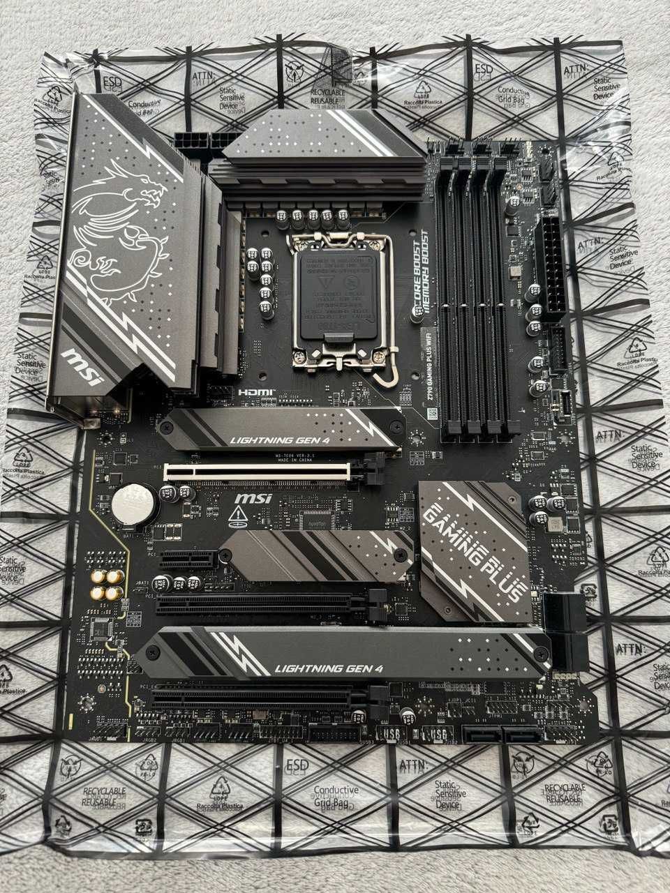 Płyta główna MSI Z790 GAMING PLUS Wi-Fi DDR5 (stan idealny, gwar.)