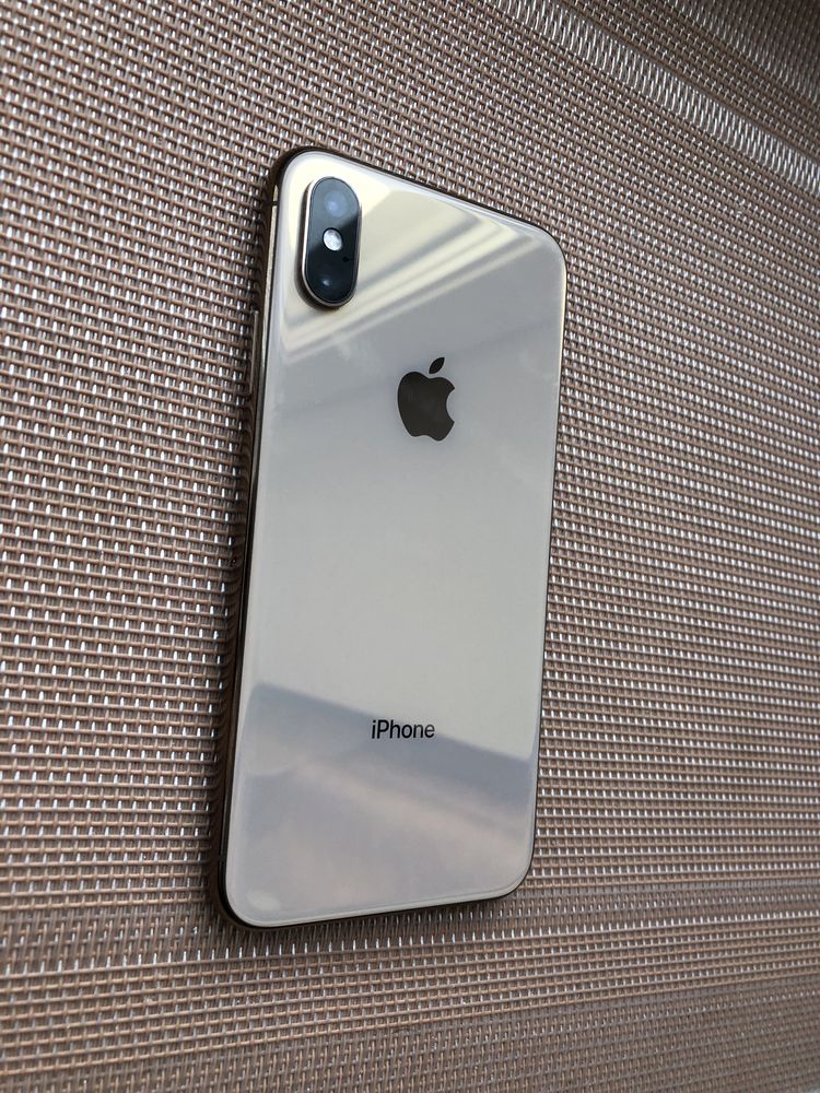 Iphone xs gold, айфон