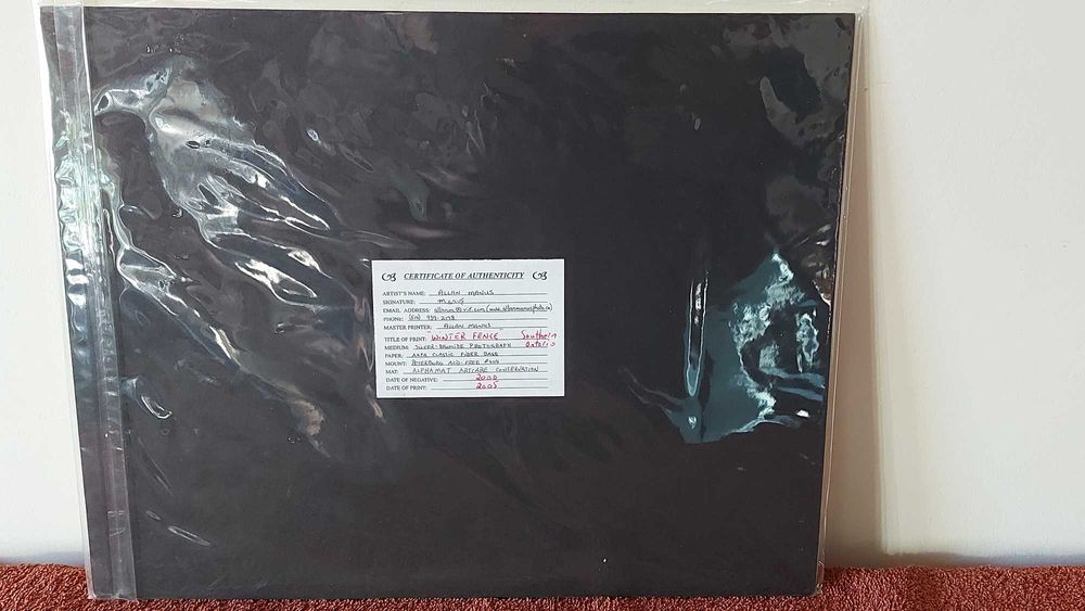 Allan Manus – „Winter Fence” (fotografia artystyczna, 2005)