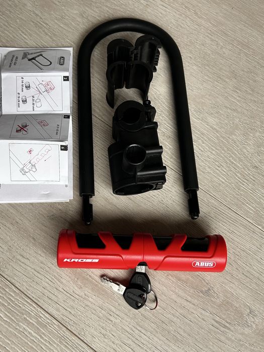 zapięcie u-lock ABUS Ultimate 420/170HB/230 + uchwyt transportowy USH