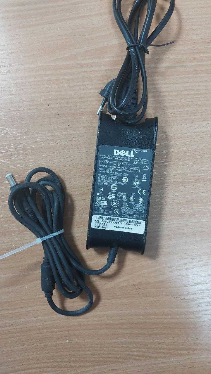 Блок живлення  DELL LA65NS0-00 65W 19.5V 3.34A 7.4*5.0 ОРИГІНАЛ (Б/В)