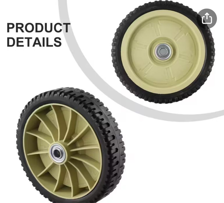 2 Rodas para cortador de relva.