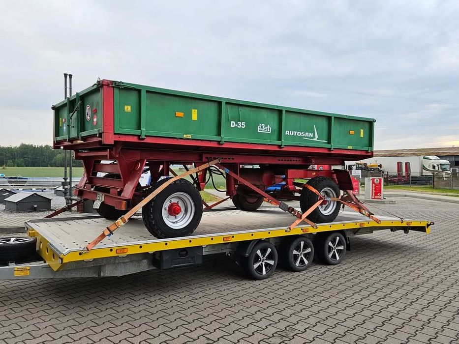 Laweta Pomoc Drogowa Transport Holowanie Ciągniki Maszyny rolnicze 15t