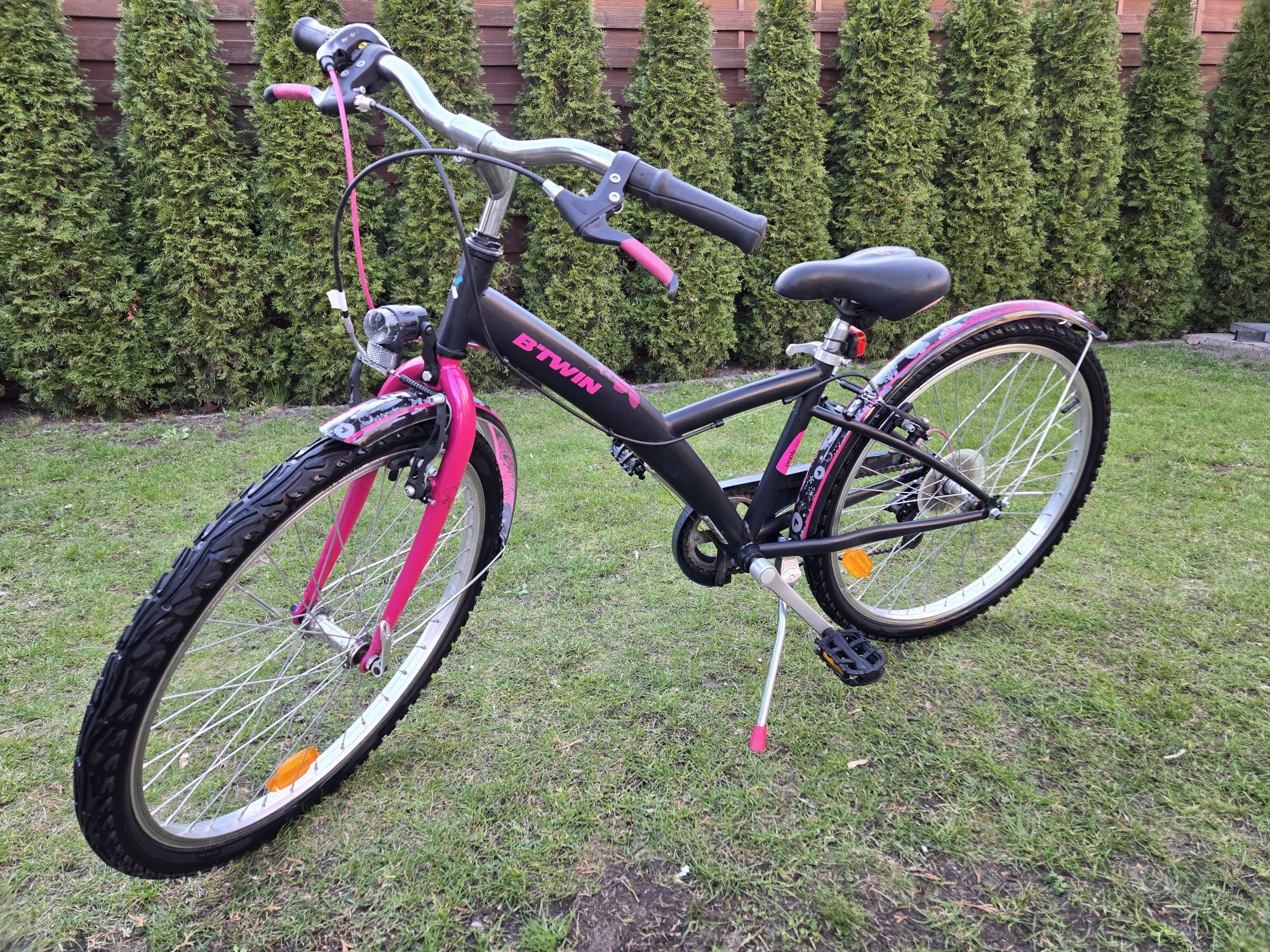 Rower miejski Btwin koła 24" Decathlon Transport W-wa