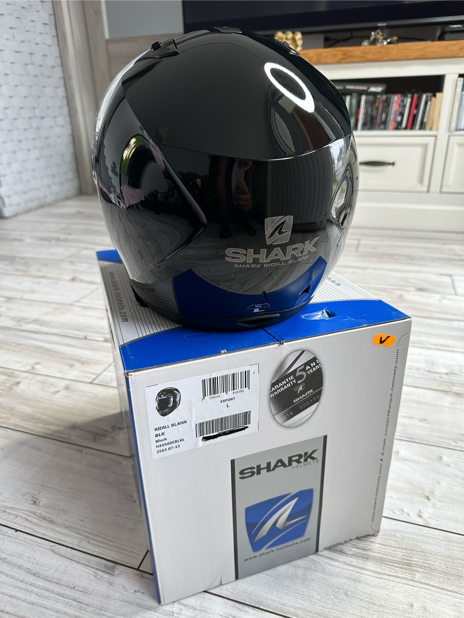 Kask motocyklowy Shark Ridill Blank roz.L