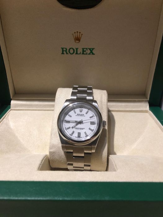 Rolex Oyster Perpetual – Mostrador Branco | Automático 36mm