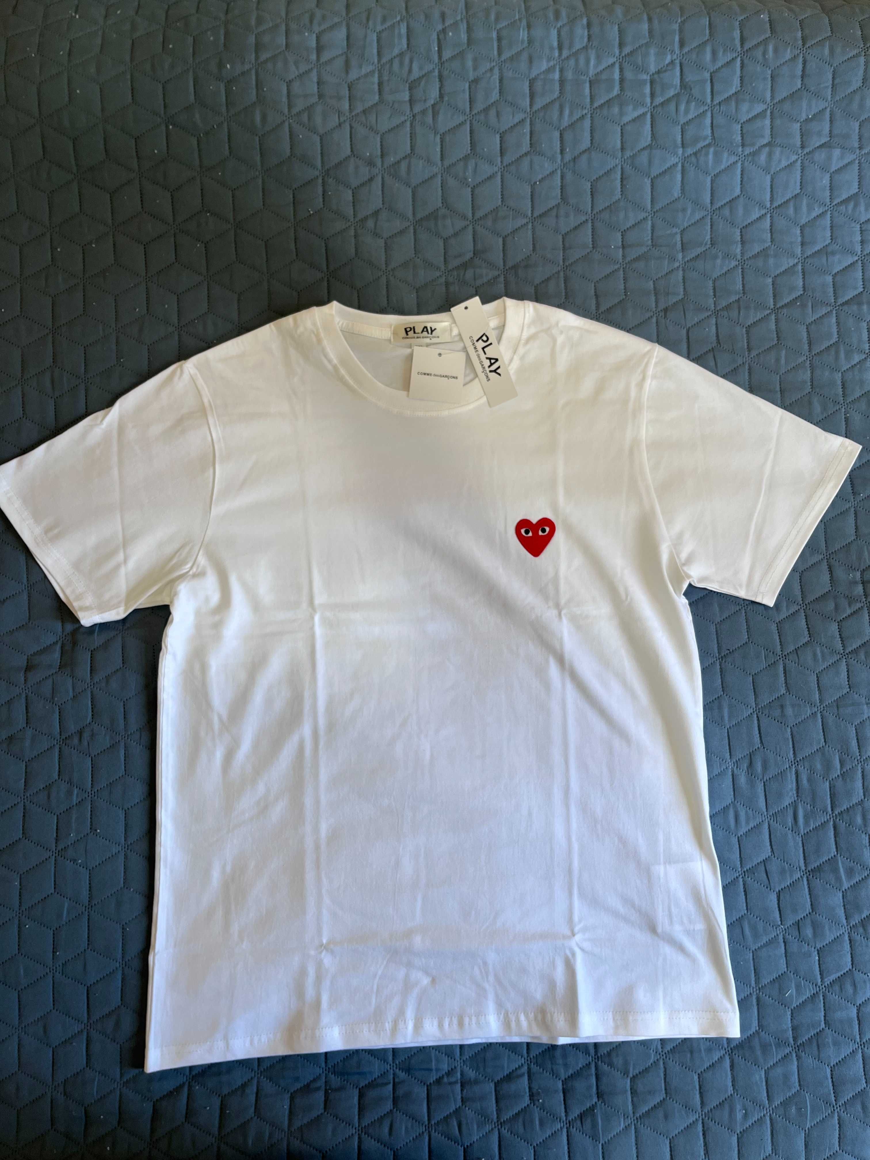 Футболки Come Des Garcons CDG play СМОТРИТЕ ВСЕ ФОТО! кдг оверсайз y2k