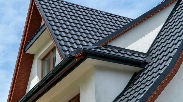 Rynna plastikowa czarna brązowa grafitowa średnica 125 mm ProAqua