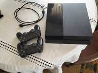 PlayStation 4 com 2 comandos