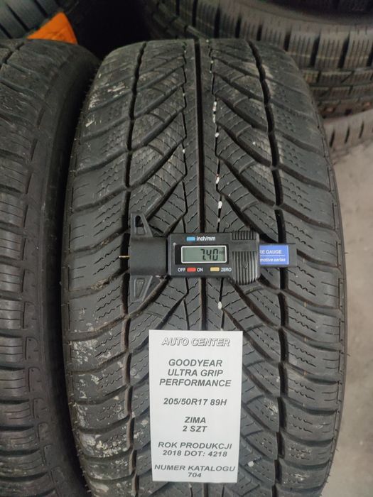 Opony zimowe 205/50R17 89H GoodYear Ultra Grip Performance | 2szt