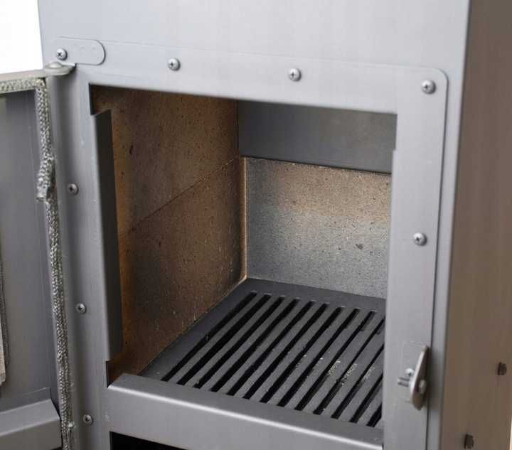 Piec Piecyk Kominek Eco Stalowy Koza OLIMP 7,5KW z szybą wolnostojący