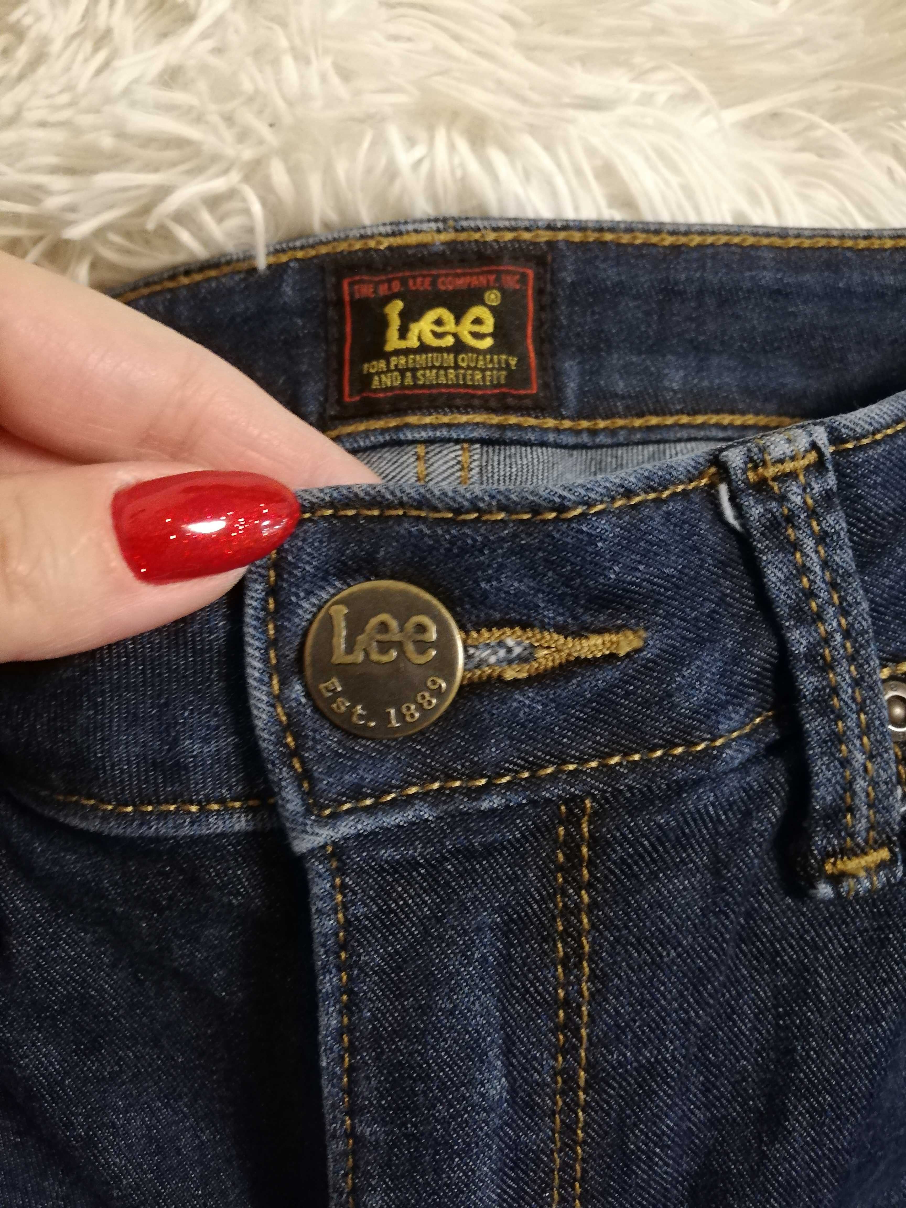 jeansy Lee W27 L31 Breese Boot ciemny granat S 36