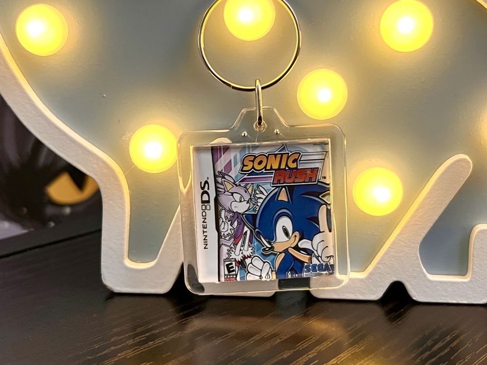 Brelok Sonic Rush - okładka gry Nintendo DS / NDS