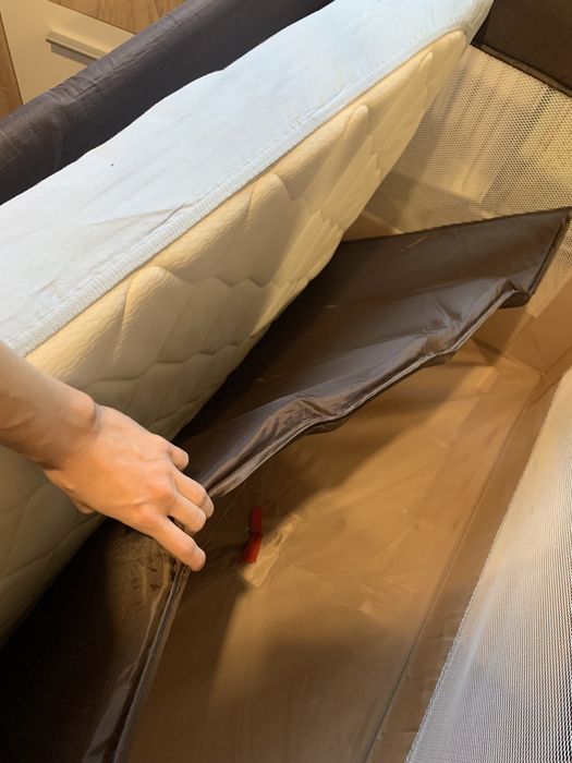 Łóżeczko turystyczne składane Lionelo + materac 120x60