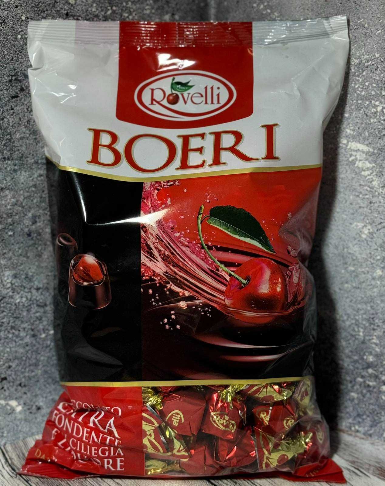 Шоколадні цукерки Rovelli Boeri вишня в лікері 800г