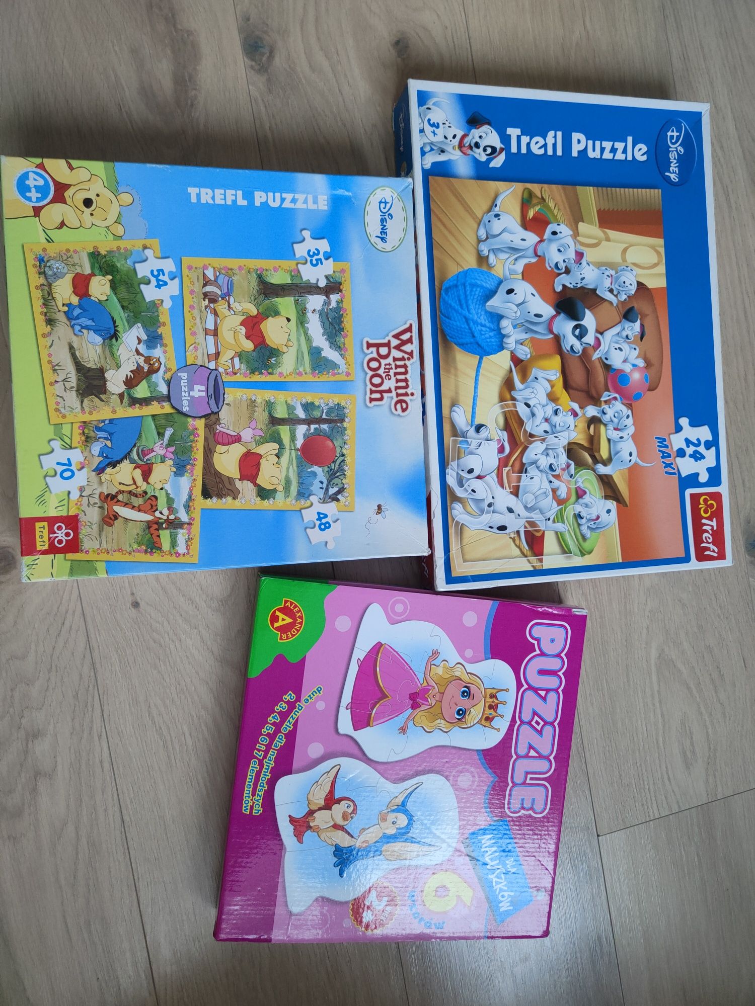 Puzzle Kubuś Puchatek, Dalmatyńczyki i dla Maluszkow