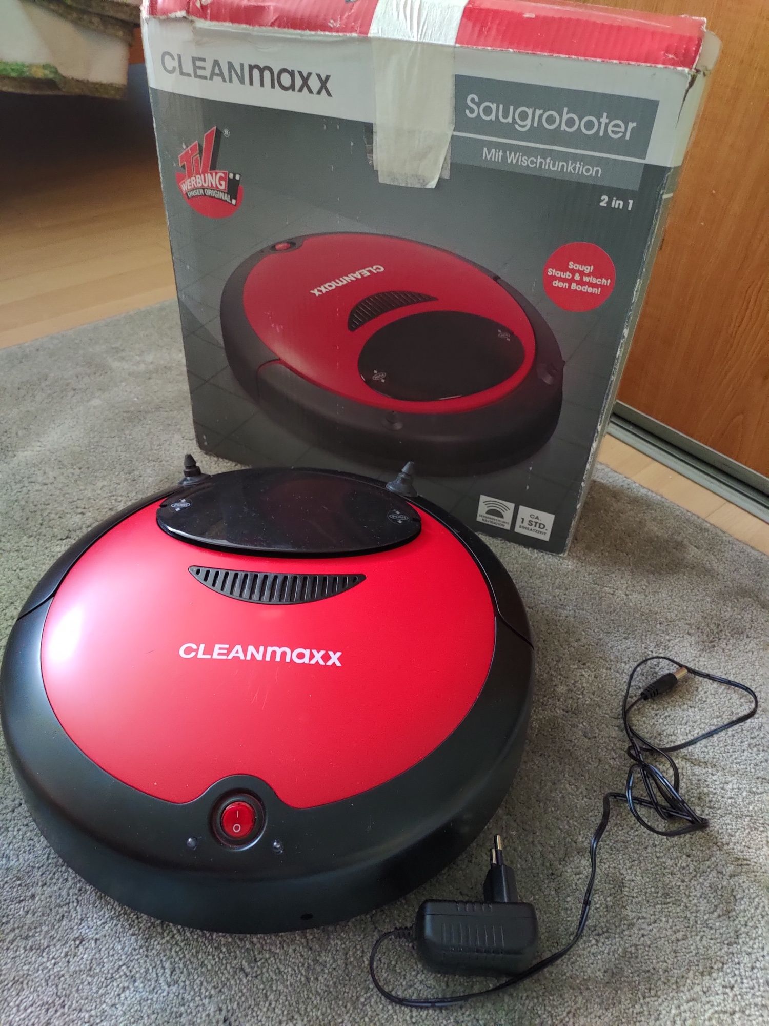 Robot sprzątający CLEANmaxx 09860 czerwony