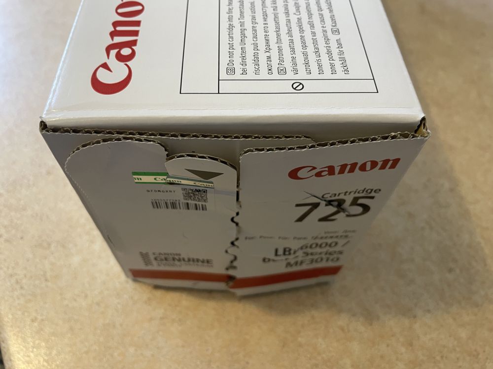 Картридж Canon 725 оригинальный новый !!!