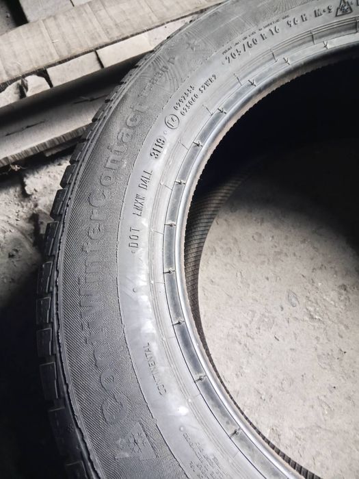 205.60.16 Continental 2шт зима шини гума склад Харків Шиномантаж з Євр