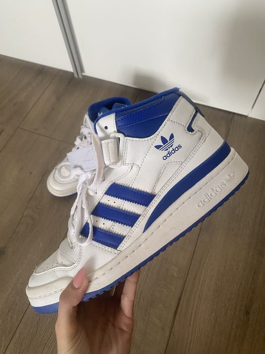 Шкіряні кросівки adidas Originals Forum Mid J