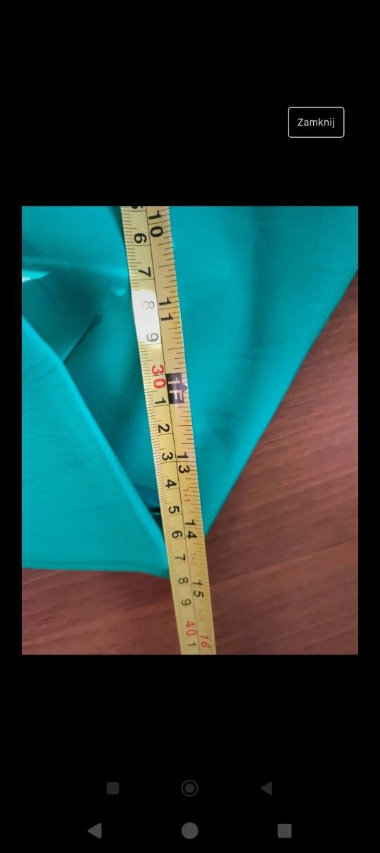 Asos sukienka pianka zielona nowa S /M