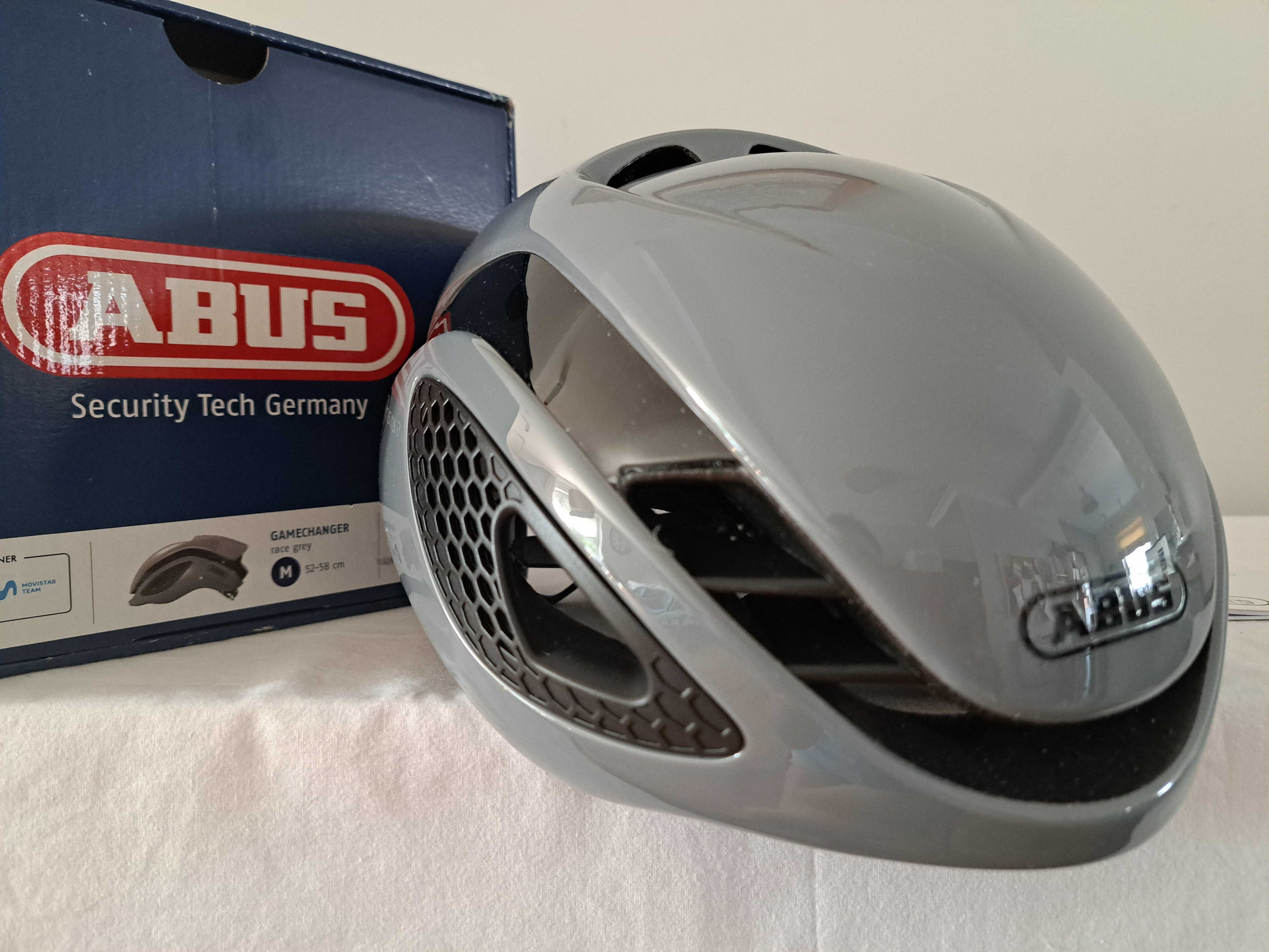 Kask rowerowy szosowy Abus GameChanger Race Grey M 52-58cm