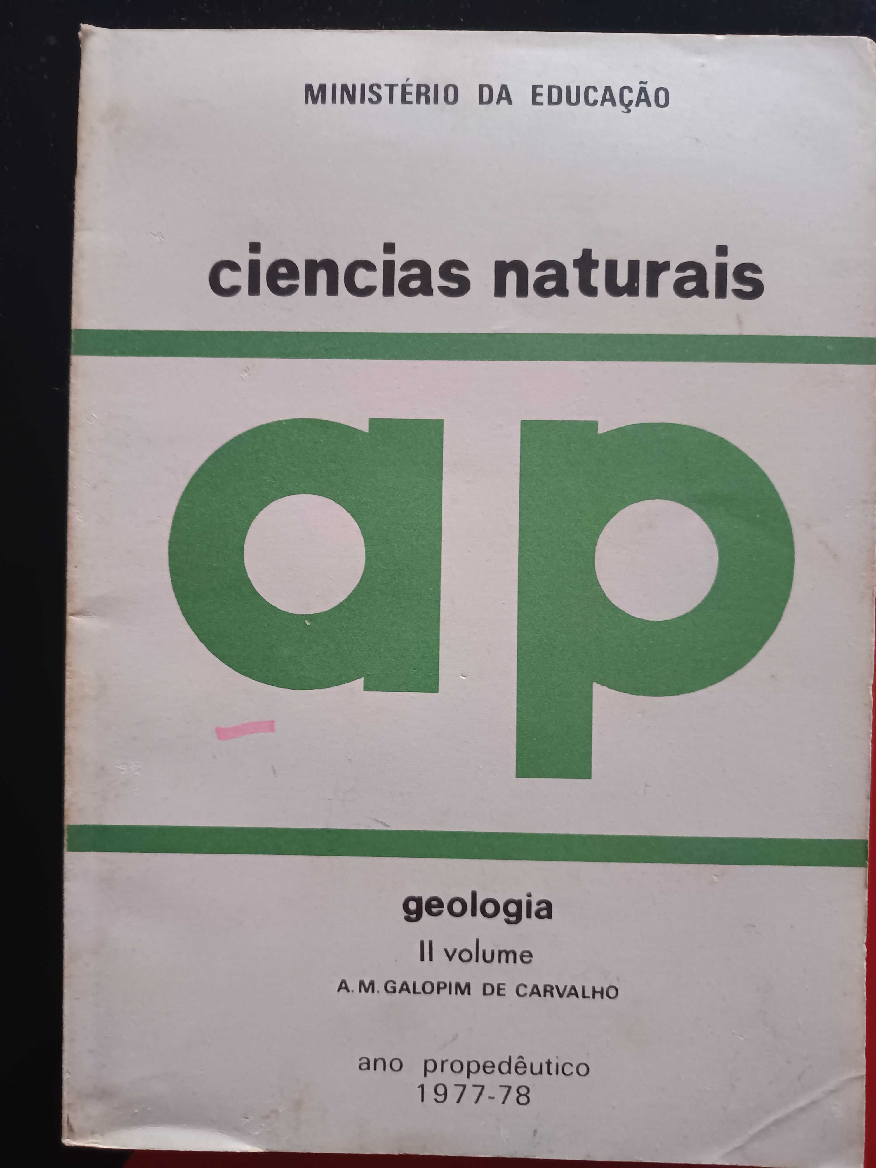 Geologia II, de Galopim de Carvalho