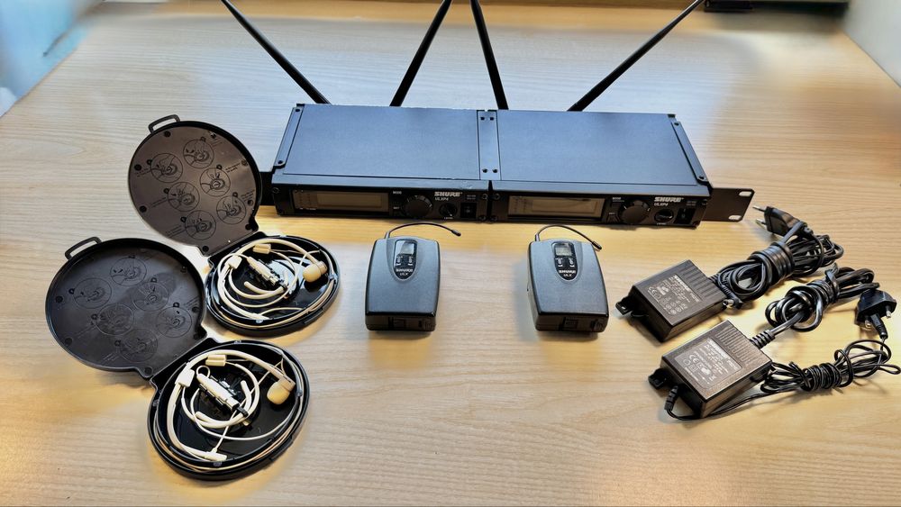 Радіомікрофон Shure ULXP, з бодіпаком та головною гарнітурою