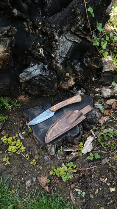 Ręcznie wykuty nóż myśliwski/ nóż edc/Knifemaking.