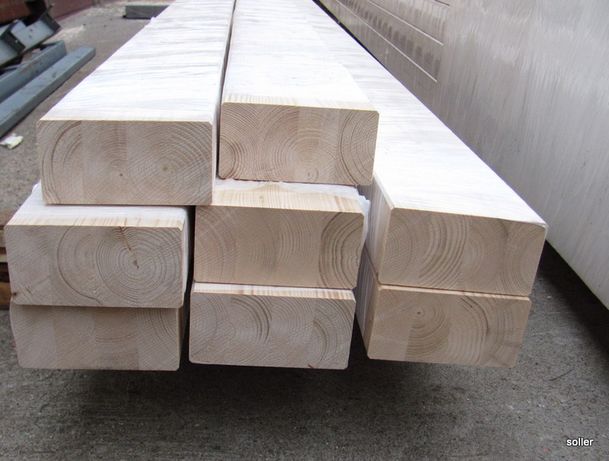 Drewno klejone bsh belki konstrukcyjne 10x20x1200 cm GL 24 Si