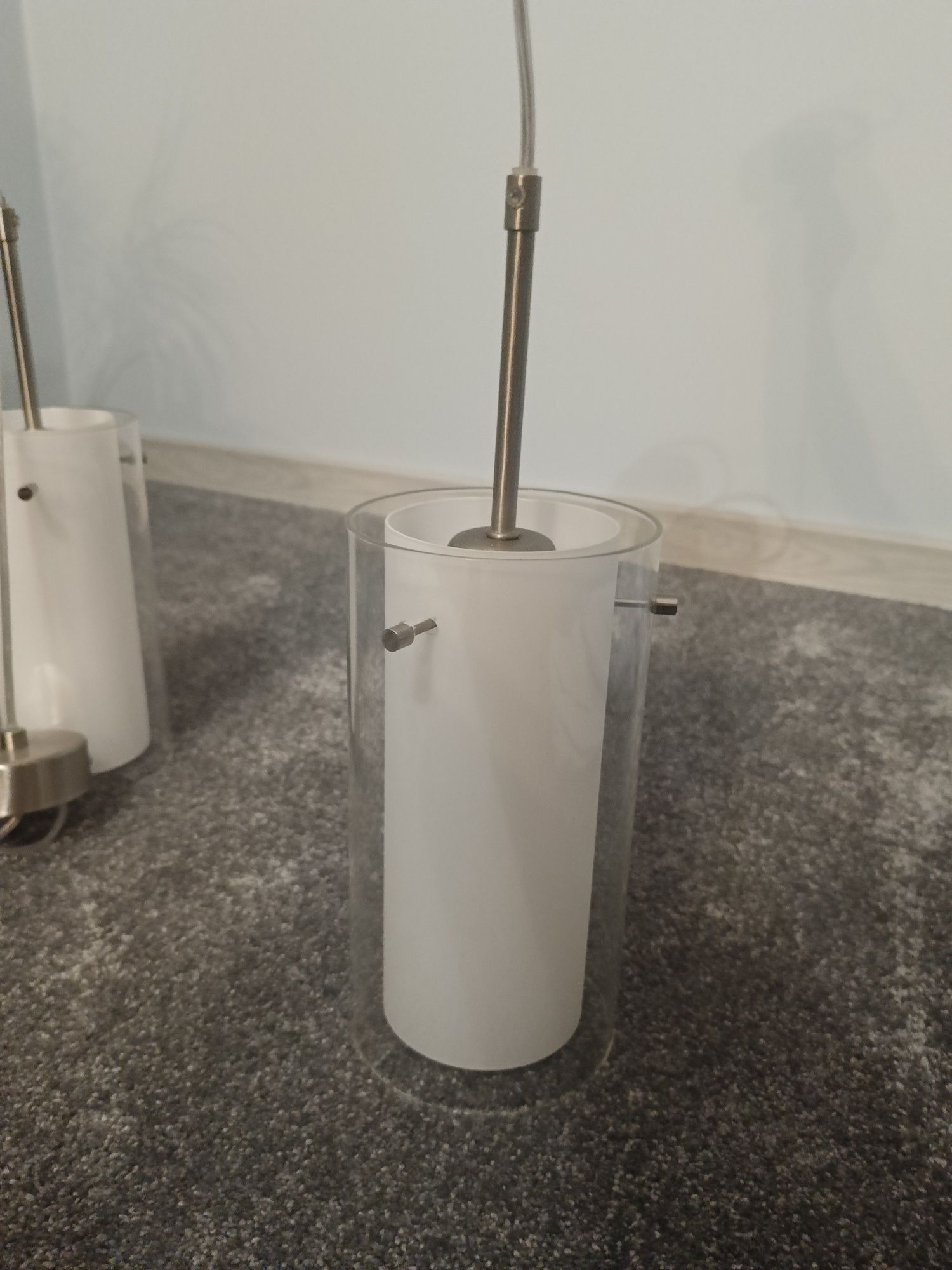 Lampy wiszące pojedyncze jak nowe 2 sztuki
