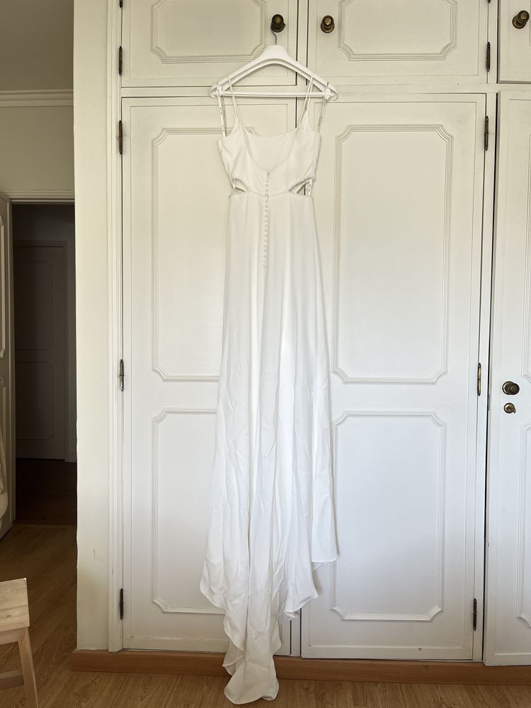 Vestido de Noiva Nunca Usado - Rosa Clará