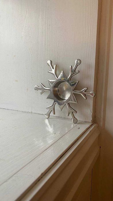 Подсвечник для чайной свечи Снежинка