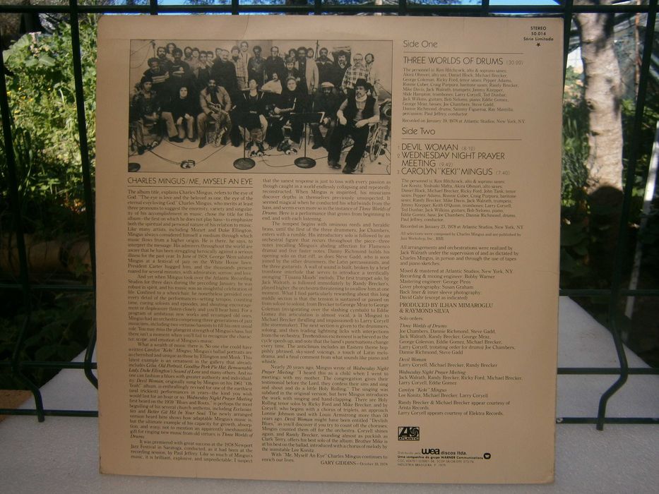 CHARLES MINGUS - Me Myself an Eye (Vinil)