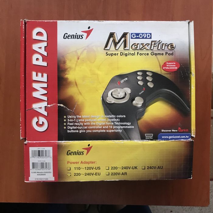 Джойстик game pad genius MaxFire G-09D