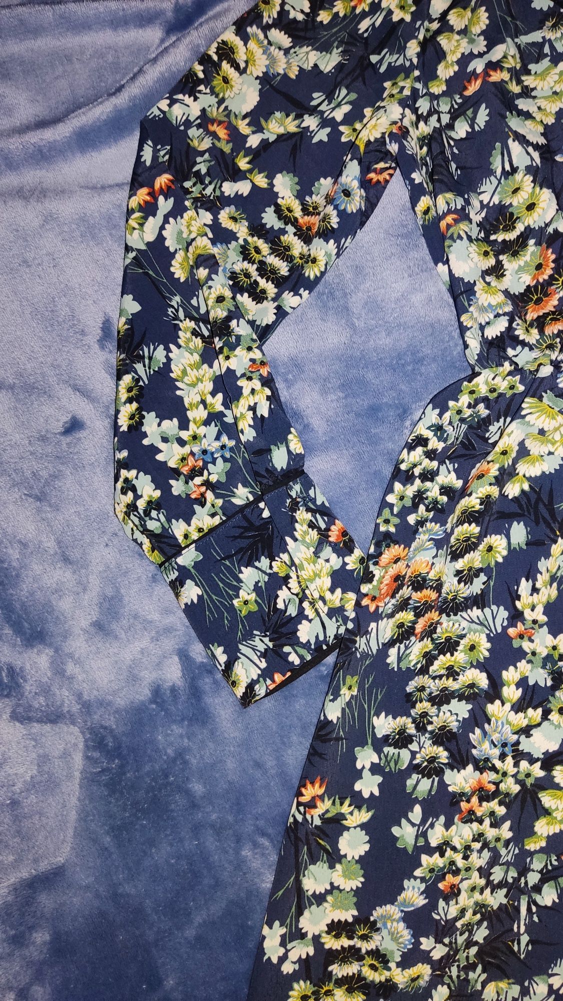 Платье с принтом  ZARA