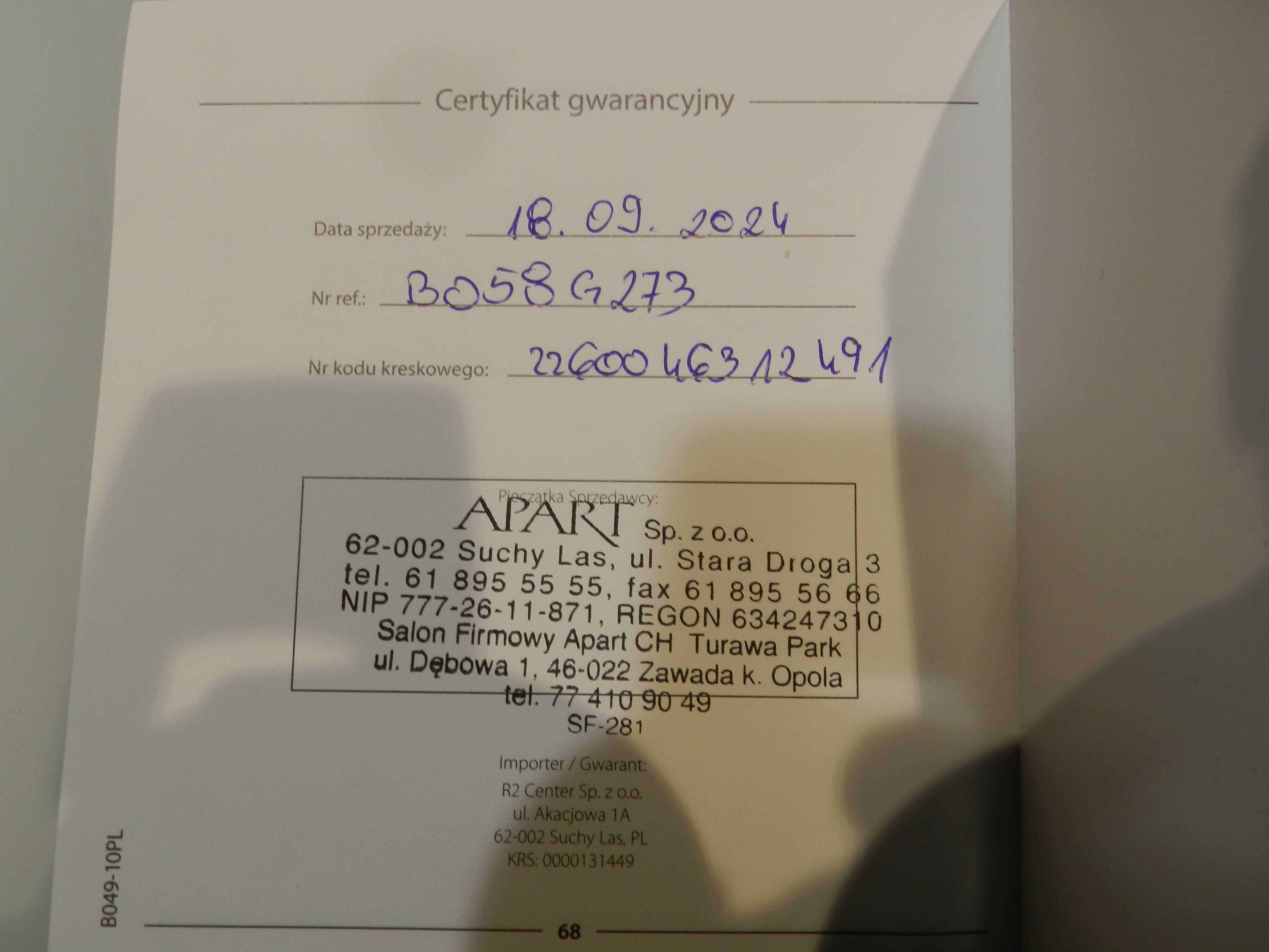 Zegarek męski Bergerem B058G273 szwajcarski