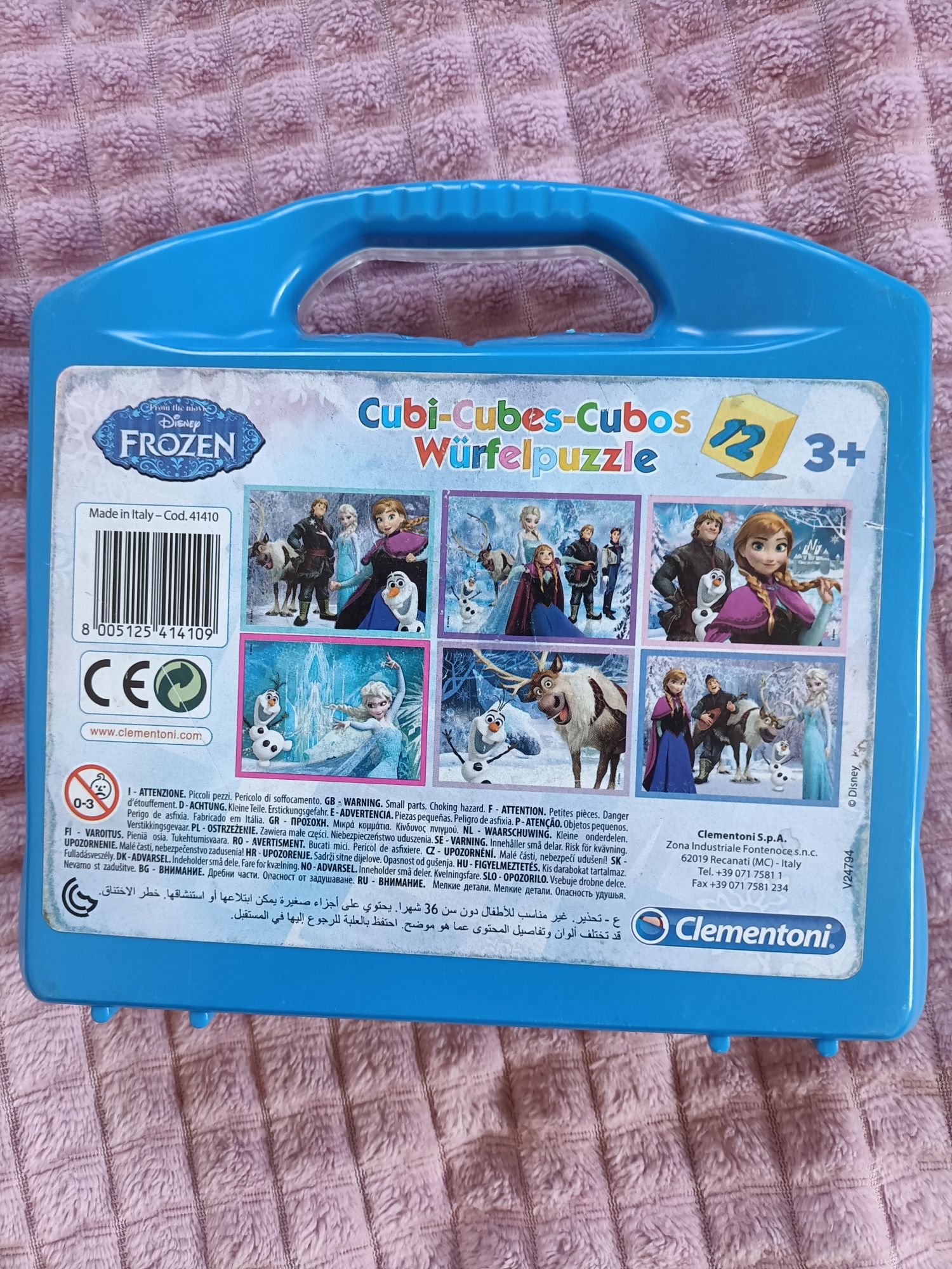 Puzzle cubos Frozen 3+