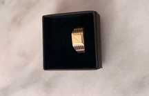 Anel de ouro amarelo de 18Kilates