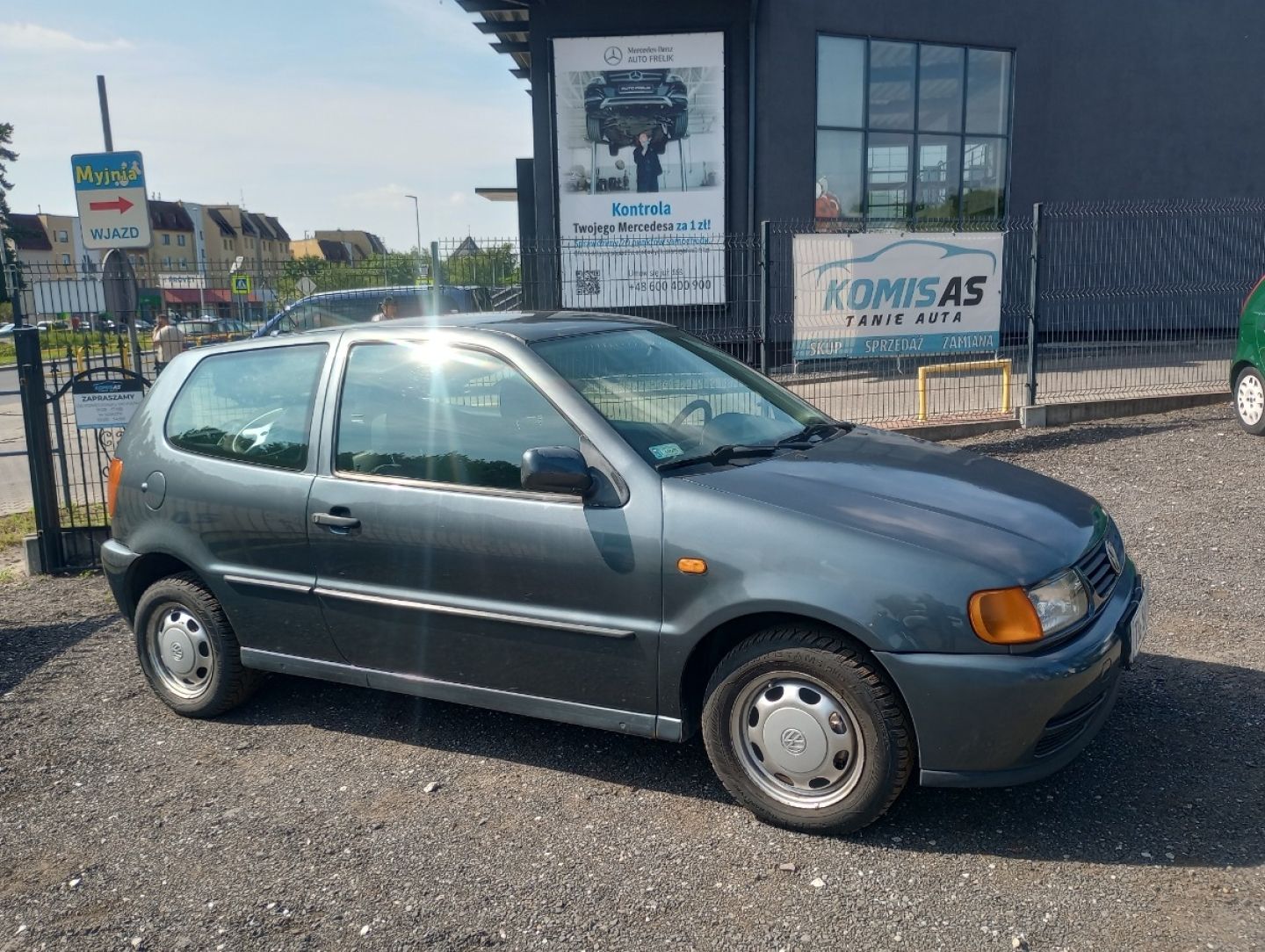 VW Polo 1.6B 75KM 1996 * el szyby sprawna klima drugie koła hak *TORUŃ