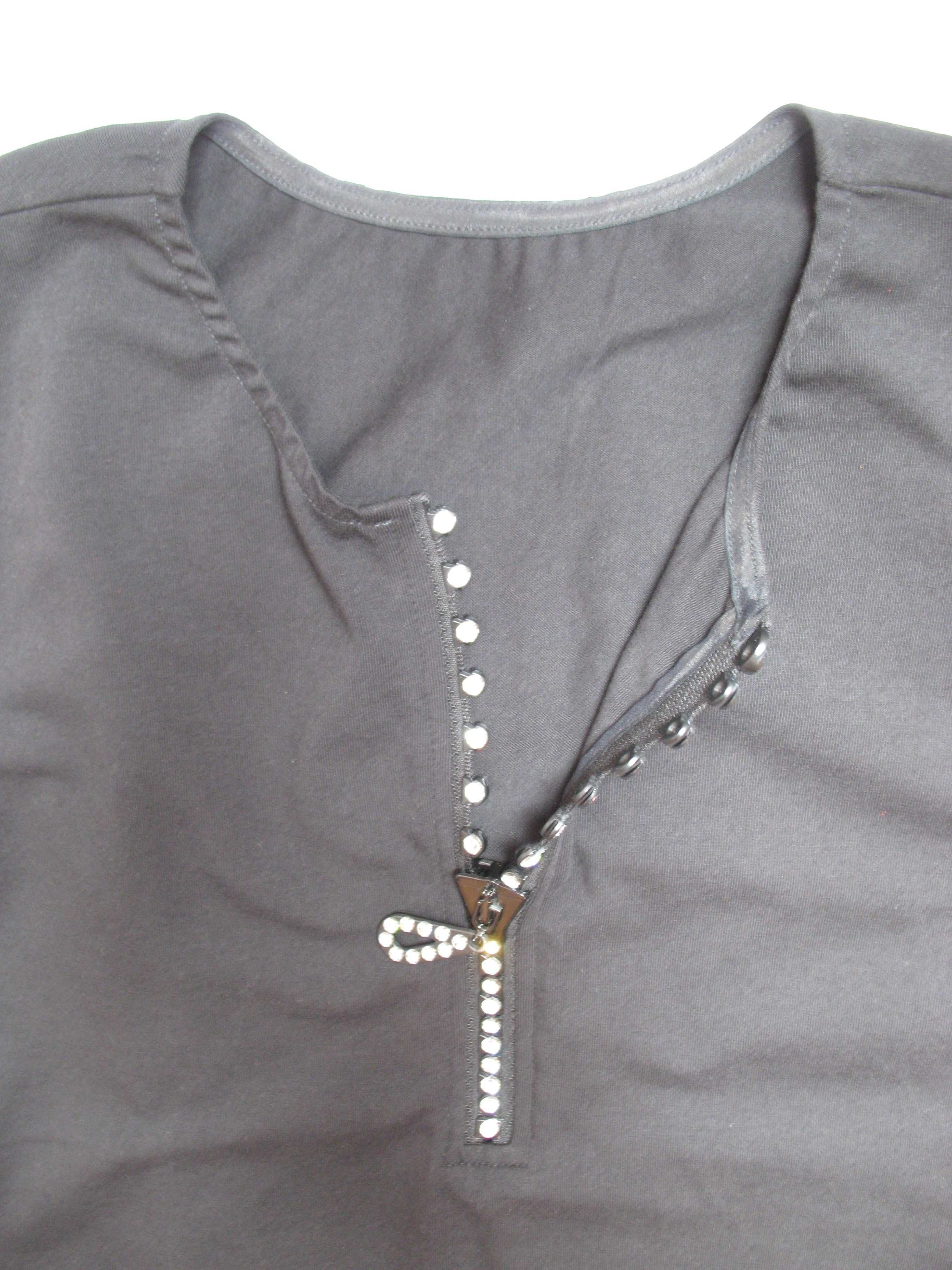 Платье М спортивное моделирующее черное эластан декор молния Сваровски