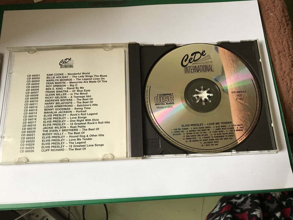 Płyta CD Elvis Presley. Przywieziona z Niemiec.