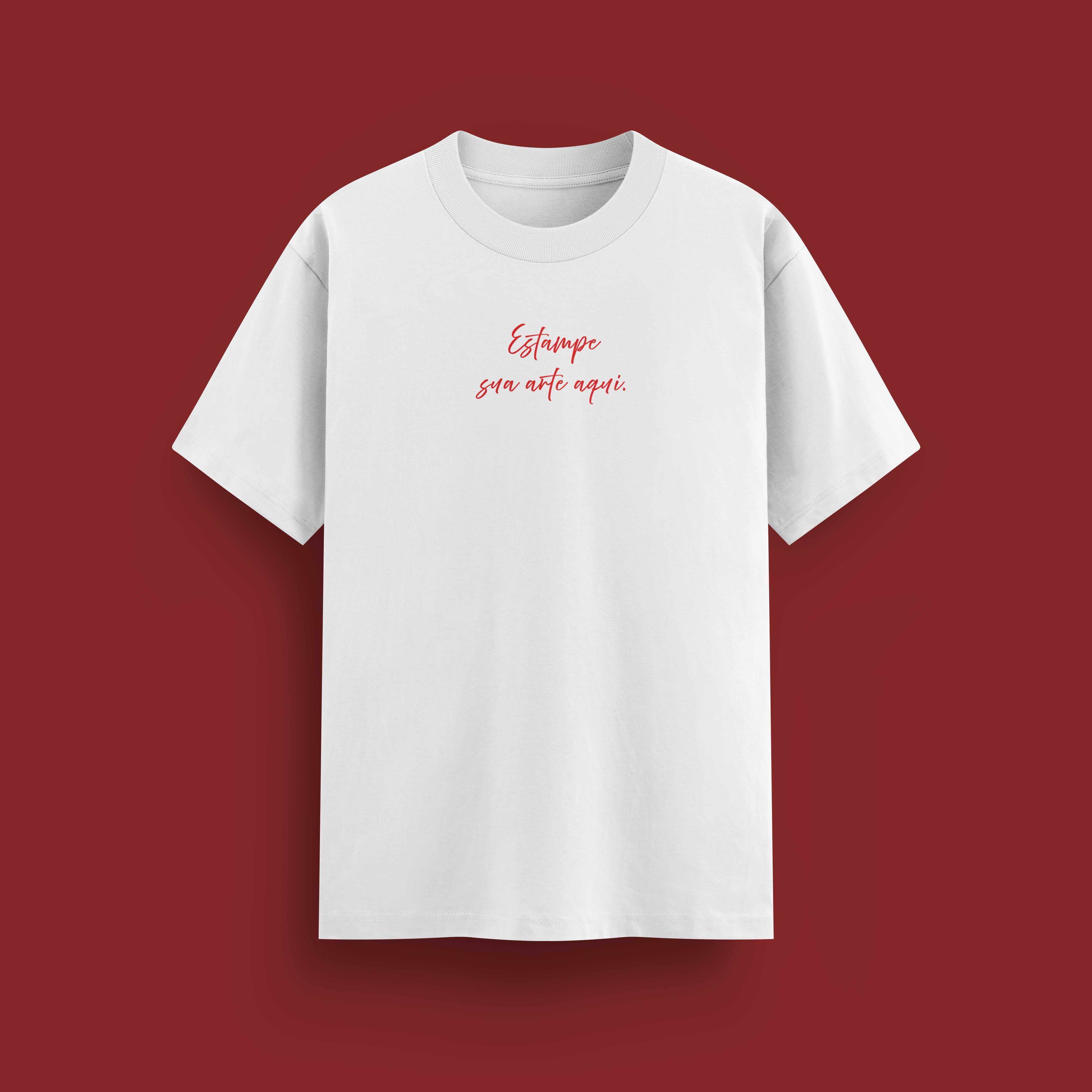 T-Shirt Customizada - Você Escolhe a Arte!